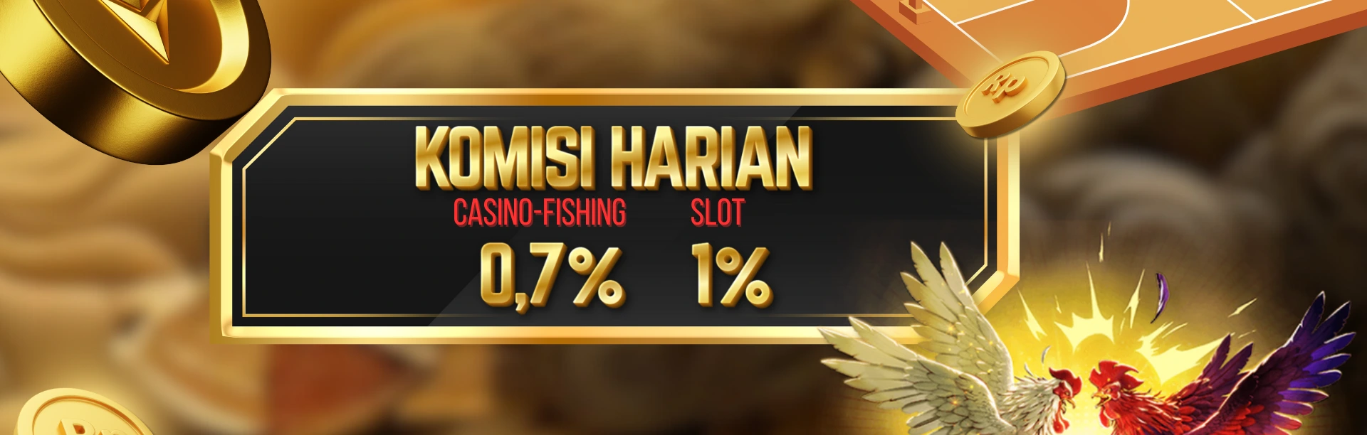 KOMISI HARIAN SLOT | LIVE CASINO | TEMBAK IKAN